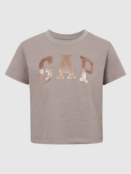 GAP Tricou organic logo cu paiete pentru copii GAP