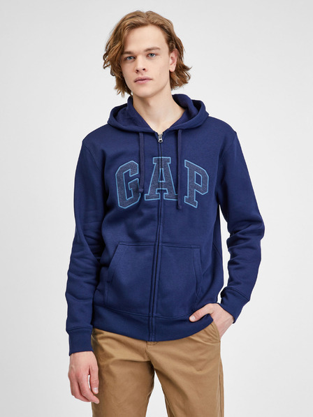 GAP Hanorac fleece cu logo GAP