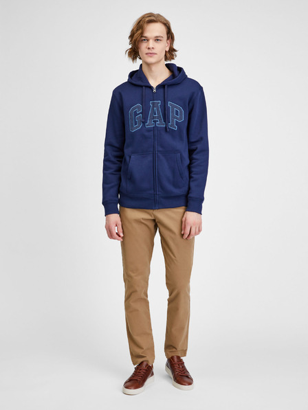 GAP Hanorac fleece cu logo GAP