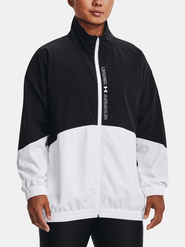 Under Armour Woven FZ Oversized Jachetă Negru
