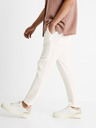 Celio Pantaloni Celio Cobogaze albi pentru bărbați