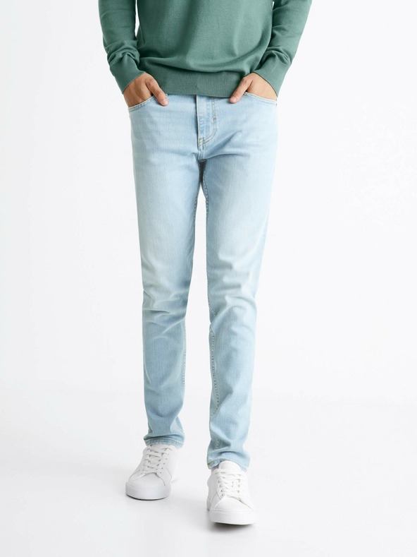 Celio Coskinny3 Jeans Albastru