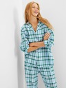 GAP Jachetă de pijama în carouri GAP