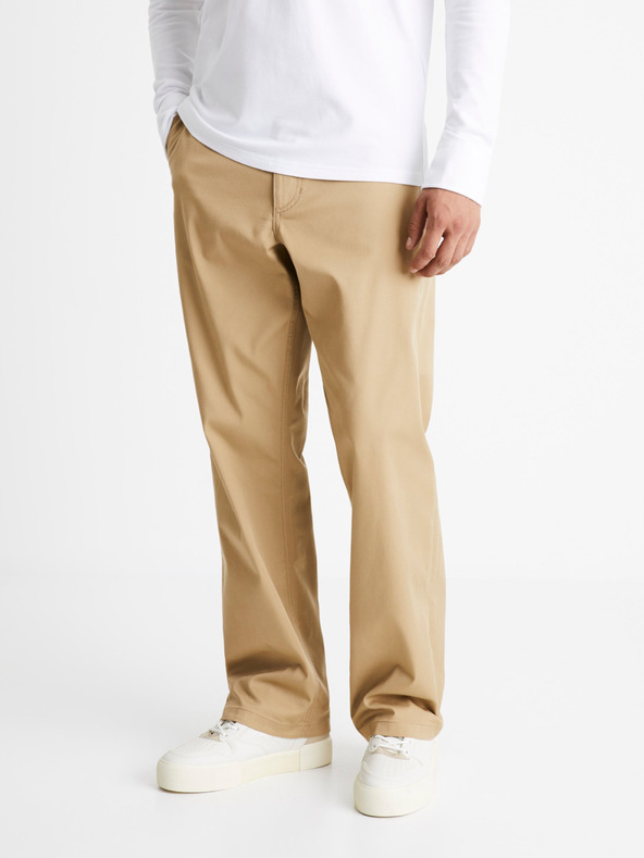 Celio Coloose1 Pantaloni Bej