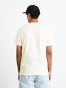 Celio Tricou universitar Celio Berkeley galben și alb pentru bărbați