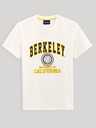 Celio Tricou universitar Celio Berkeley galben și alb pentru bărbați