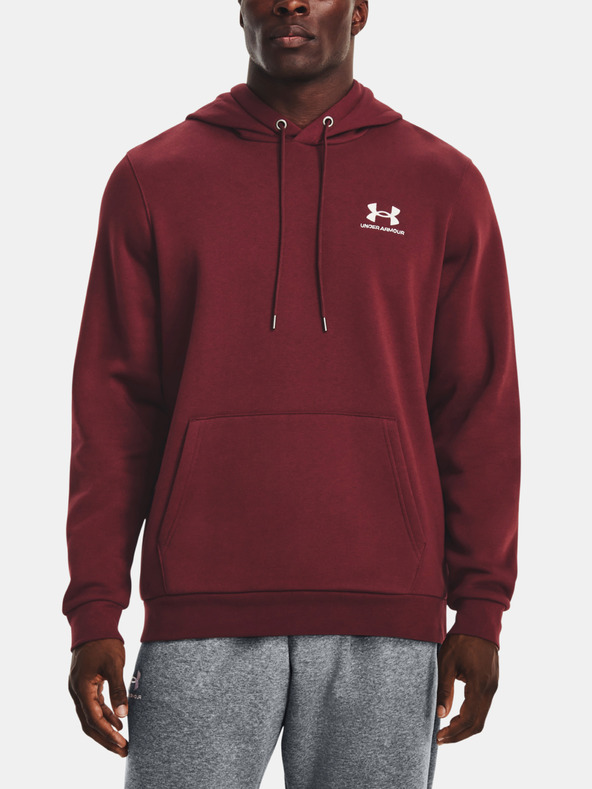 Under Armour UA Essential Fleece Hoodie Hanorac Roșu
