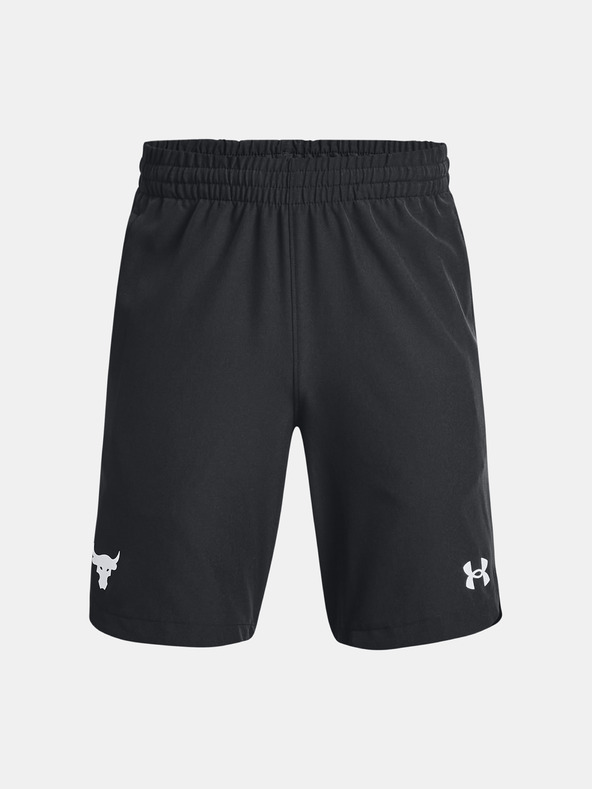Under Armour UA Project Rock Woven Pantaloni scurţi pentru copii Negru