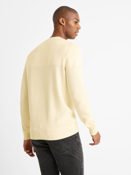 Celio Pulover Celio Cebbublo crem pentru bărbați