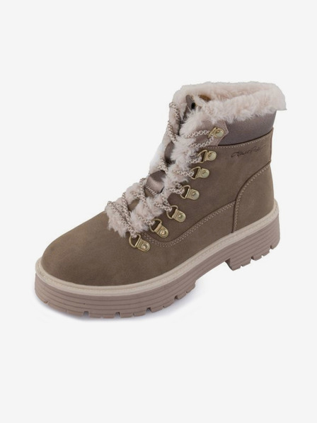 ALPINE PRO Cizme de iarnă gri pentru femei ALPINE PRO DUNETA