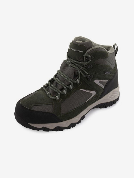 ALPINE PRO Cizme unisex de exterior gri și verde ALPINE PRO ROMOOS