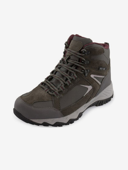 ALPINE PRO Cizme unisex de exterior gri și verde ALPINE PRO ROMOOS