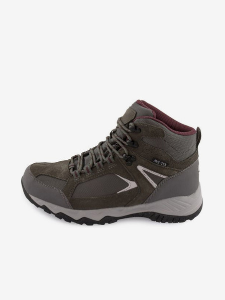 ALPINE PRO Cizme unisex de exterior gri și verde ALPINE PRO ROMOOS