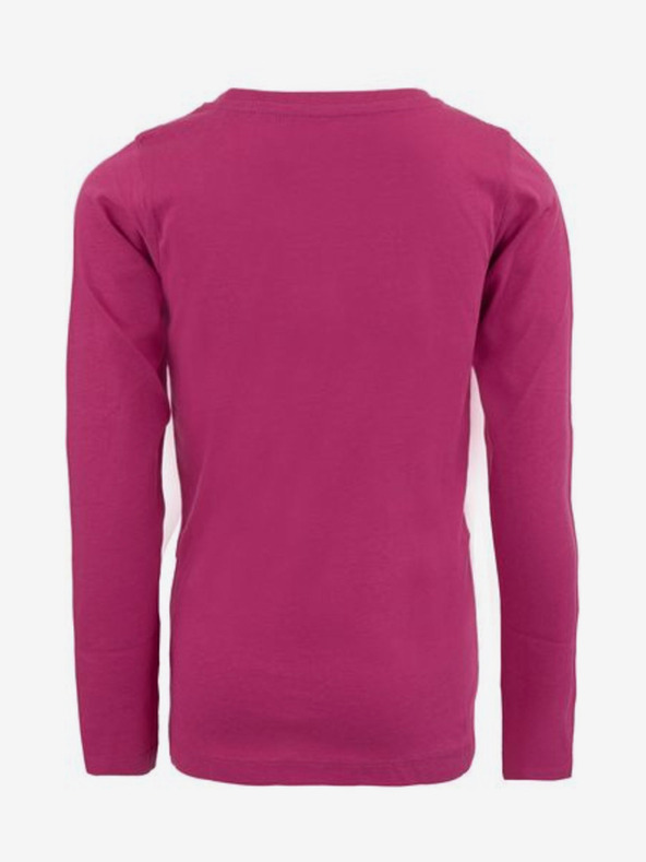 ALPINE PRO Tricou roz din bumbac pentru fete ALPINE PRO KIAMO