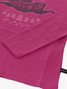 ALPINE PRO Tricou roz din bumbac pentru fete ALPINE PRO KIAMO