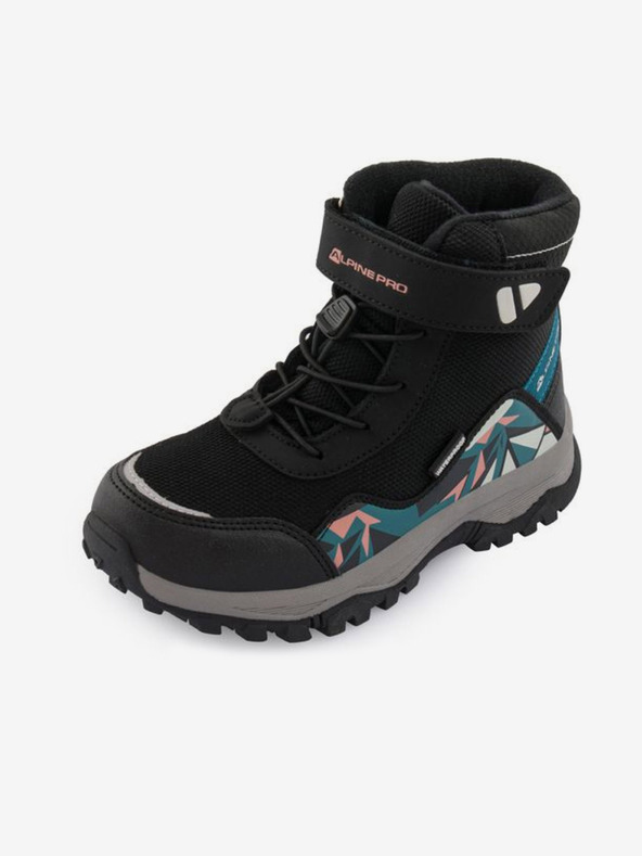 ALPINE PRO Colemo Ghete pe gleznă pentru copii Negru