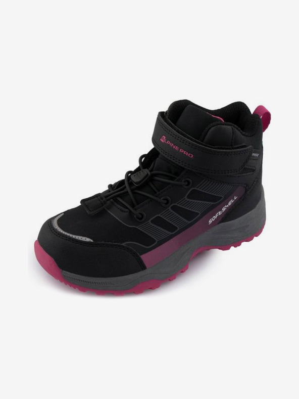 ALPINE PRO Botine de exterior pentru fete roz și negru ALPINE PRO Gedewo