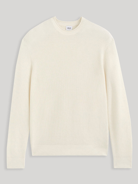 Celio Pulover crem pentru bărbați Celio Cewaffle