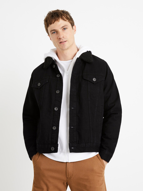 Celio Cudensherp Jachetă Negru