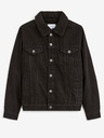 Celio Jachetă bărbătească neagră din denim cu blană Celio Cudensherp