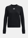 Under Armour Tricou sport Under Armour Rival Terry Crew negru, pentru femei