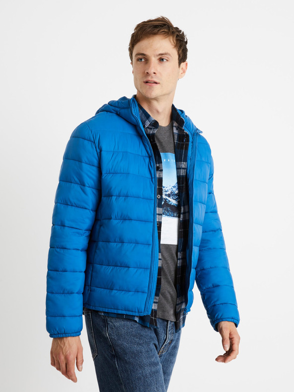 Celio Vububble Jachetă Albastru