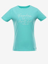 ALPINE PRO Tricou turcoaz pentru femei ALPINE PRO Allona