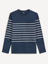 Celio Tricou cu dungi albastru pentru bărbați Celio Veboxmlr