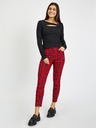 GAP Pantaloni în carouri skinny bi-stretch GAP