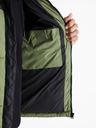 Celio Geacă de iarnă matlasată pentru bărbați, neagră și verde Celio Cutrek