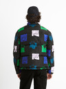 Celio Jachetă de iarnă matlasată verde și neagră pentru bărbați Celio Hunter & Hunter