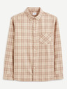 Celio Cămașă de flanel în carouri bej Celio Canewto