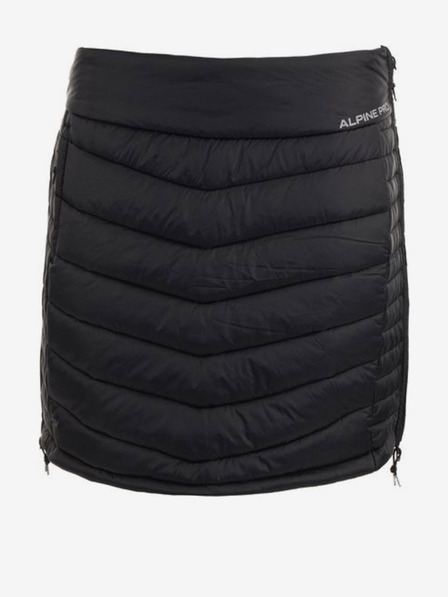 ALPINE PRO Fustă de iarnă matlasată neagră pentru femei ALPINE PRO OZARA