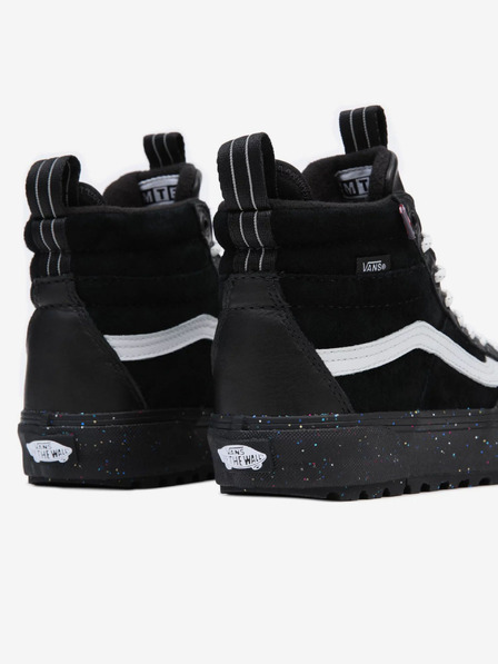 Vans Adidași negri din piele cu gleznă, pentru femei VANS UA SK8-Hi Mte-2