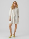 Vero Moda Rochie albă VERO MODA Pretty pentru femei