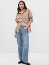 GAP Cămașă cu fir metalic oversize GAP