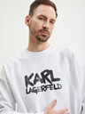 Karl Lagerfeld Hanorac alb pentru bărbați KARL LAGERFELD
