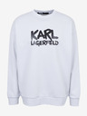 Karl Lagerfeld Hanorac alb pentru bărbați KARL LAGERFELD