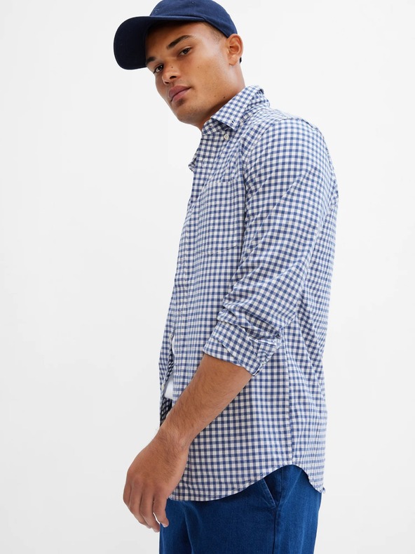 GAP Cămașă slim poplin stretch GAP
