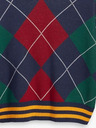 Levi's® Pulover cu gât în V verde și albastru pentru bărbați Levi's® Stay Loose Athle