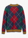 Levi's® Pulover cu gât în V verde și albastru pentru bărbați Levi's® Stay Loose Athle
