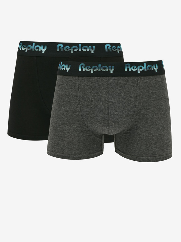 Replay Boxeri 2 buc Negru