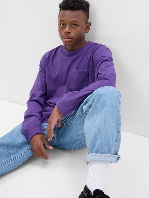 GAP Tricou adolescenți din bumbac organic GAP