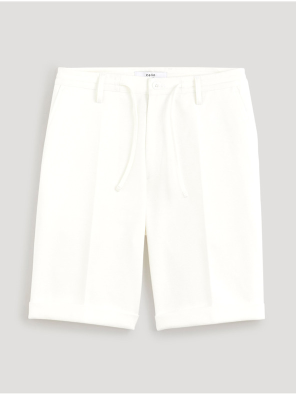 Celio Doevanbm Pantaloni scurți Alb