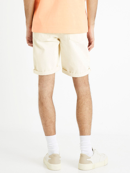 Celio Pantaloni scurți din denim crem pentru bărbați Celio Dojogdenbm