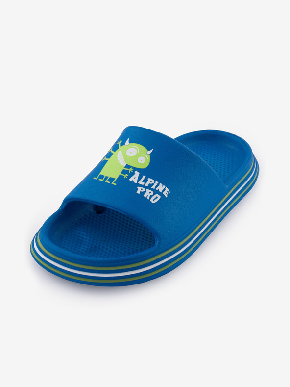 ALPINE PRO Larino Papuci pentru copii Albastru