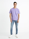 Celio Blugi skinny fit albastru deschis pentru bărbați Celio Foskinny1