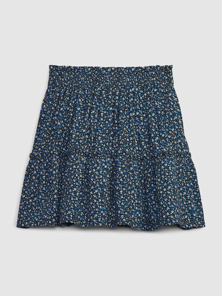 GAP Fusta cu flori de fetita albastru inchis GAP