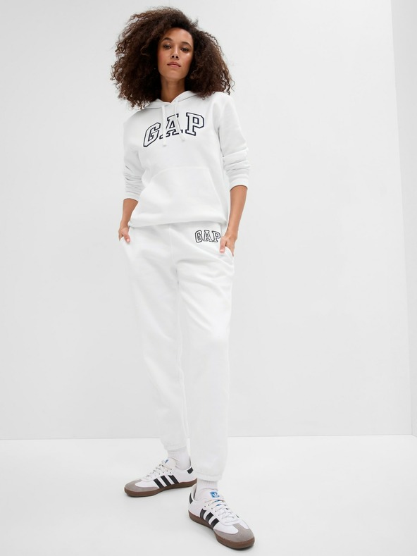 GAP Pantaloni de trening Alb