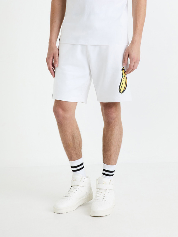 Celio Fortnite Pantaloni scurți Alb
